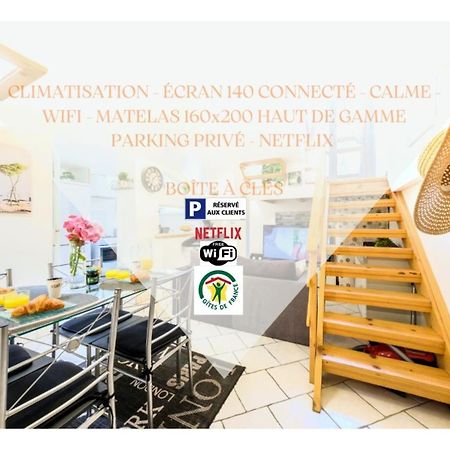 Beau Duplex 54M2, Classe 3 Etoiles Et Label "Gite De France" 5Min Centre, 15Min Gare Climatisation, Calme, 2 Chambres, Netflix Wifi, Tv 140Cms, Parking, Boite A Cles Arrivee Tardive - Gites La Tarine - Albertville Dış mekan fotoğraf